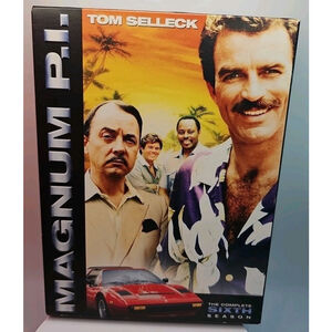 Magnum PI The Complete Sixth Season 6 (DVD, 5 Disc Set, Region 1) With Slipcover